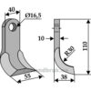 Y-Kniv - 110x40x10mm - Dragone