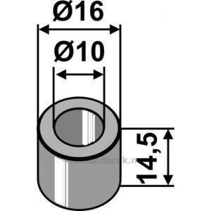 Foring - Ø10xØ16x14,5mm - Dragone