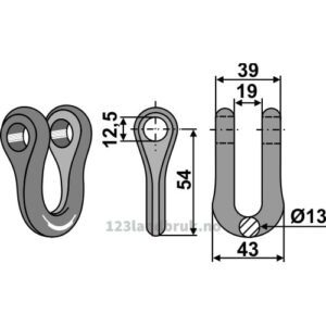 Sjakkel 13 mm - Dücker