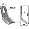 Y-Kniv - 105x40x8mm - Cosma, Ferri, Howard, Hymach, M.E.A.A.T., Orsi, Procomas