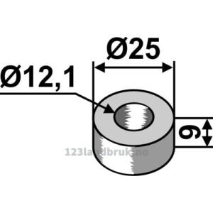 Foring - Ø21,1xØ25x9mm - Fischer