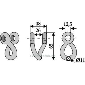 Sjakkel 11 mm - Ferri, Gilbers, Votex
