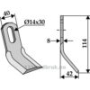 Y-Kniv - 114x40x8mm - Hymach
