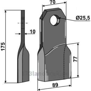 Bio kniv - Høyre - Fehrenbach