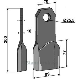 Bio kniv - Høyre - Fehrenbach