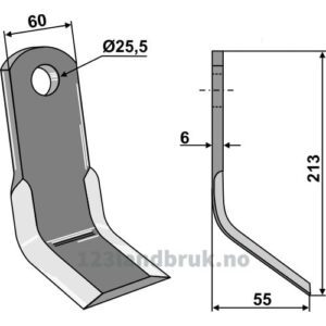 Y-Kniv - 213x60x6mm - Lagarde