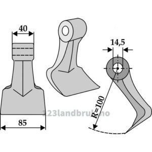 Hammerslager - 85mm - ACMA, Agrimaster, Agromec, Falconero, Orsi, Talex, Zanon