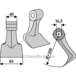 Hammerslager - 85mm - ACMA, Agrimaster, Gaspardo, Tierre, Ubaldi