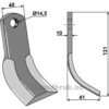 Y-Kniv - 131x40x10mm - Maletti