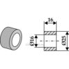 Foring - Ø16xØ25x16mm - M.E.A.A.T.