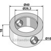 Stopp-ring - Ø26,3x18mm - Mulag