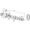 Bolt - Ø25x161mm - Mulag