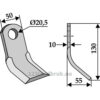 Y-Kniv - 130x50x10mm - Kuhn, Nobili