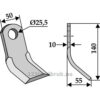 Y-Kniv  - 140x50x10mm - OMARV