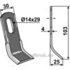 Y-Kniv - 103x30x4mm - Peruzzo