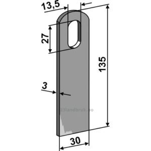Kniv - Scarify knife - Peruzzo