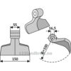 Hammerslager - 150mm - Agrimaster, Falconero, Muratori, Sicma, Sovema