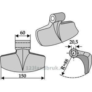 Hammerslager - 150mm - Celli, Cosmag, Gestin, Rinieri, Sicma, Zanon