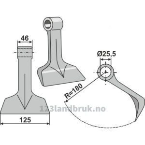 Hammerslager - 125mm - Gaspardo, Maschio