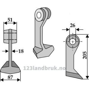 Hammerslager - 87mm - Nobili