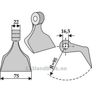 Hammerslager - LS-execution - 75mm - Fehrenbach, HMF FREI, M.E.A.A.T.