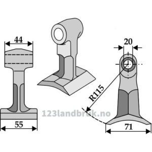 Hammerslager - 55mm - Bomford, Spearhead