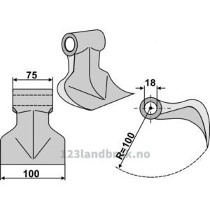 Hammerslager - 100mm - Dragone