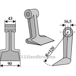 Hammerslager - 90mm - Falc