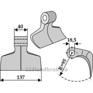 Hammerslager - 137mm - Alpego, M.E.A.A.T., OMARV