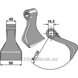 Hammerslager - 90mm - Lagarde