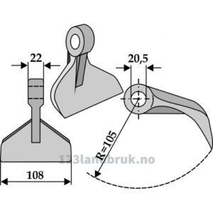 Hammerslager - 108mm - Perfect