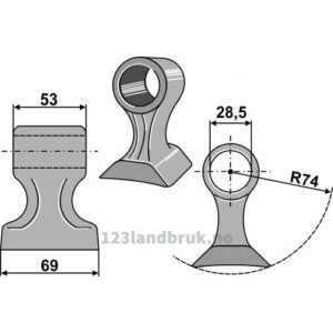 Hammerslager - 69mm - Dücker, Mulag, Twose