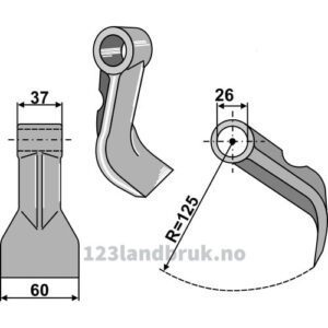 Hammerslager - 60mm - Bomford, Mc Connel, Twose
