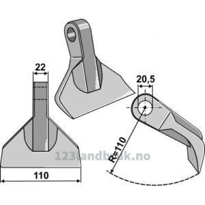 Hammerslager - 110mm - INO, Perfect