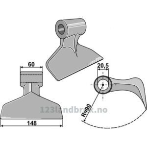 Hammerslager - Ny modell - 148mm - Gaspardo, Maschio
