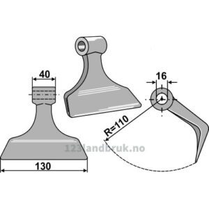 Hammerslager - 130mm - Gaspardo, Maschio