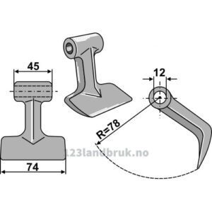 Hammerslager - 74mm - Irus, Palladino