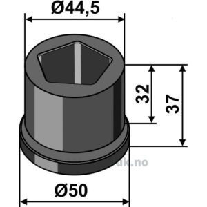 Foring - Ø44,5x37mm - Schulte