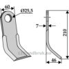 Y-Kniv - 210x7x7mm - Seko