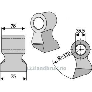 Hammerslager - 75mm - Agrimaster, F.A.E., Seppi