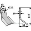 Y-Kniv  - 110x40x10mm - Sicma (Miglianico)