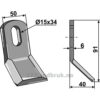 Y-Kniv - 91x50x6mm - Noremat, S.M.A.