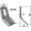 Y-Kniv - 98x40x8mm - Quivogne, S.M.A., Twose