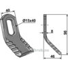 Y-Kniv - 98x40x8mm - S.M.A.