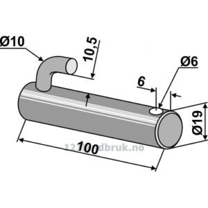 Bolt - Ø19mm - Spragelse-Mica