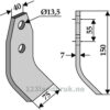 Kniv - 150x75x7mm - Taarup