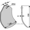 Kniv - 150x130x4mm - Taarup