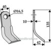 Y-Kniv - 135x40x10mm - Tierre