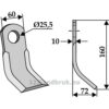 Y-Kniv  - 160x60x10mm - Tortella