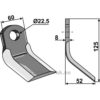 Y-Kniv - 125x60x8mm - Tortella